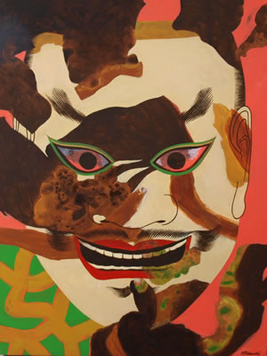 Painting by Norman Takeuchi